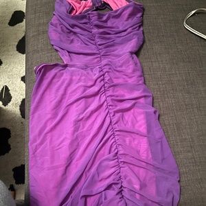 Purple/pink minidress